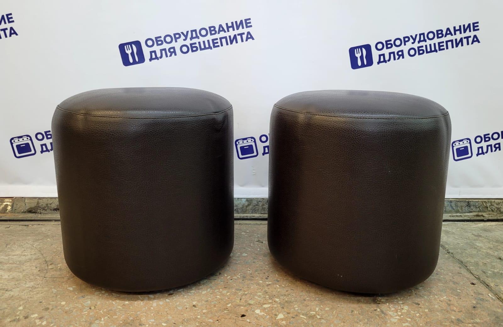 Пуф круглый кожзам